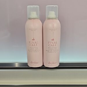 Drybar Final Call Frizz & static Control Mist hair spray duo 2 piece bundle